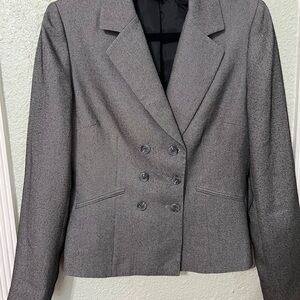 Isabella Di Marco Classic Charcoal Women's Double-Breasted Blazer